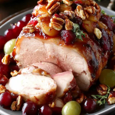 Fruit-Pecan Pork Roast