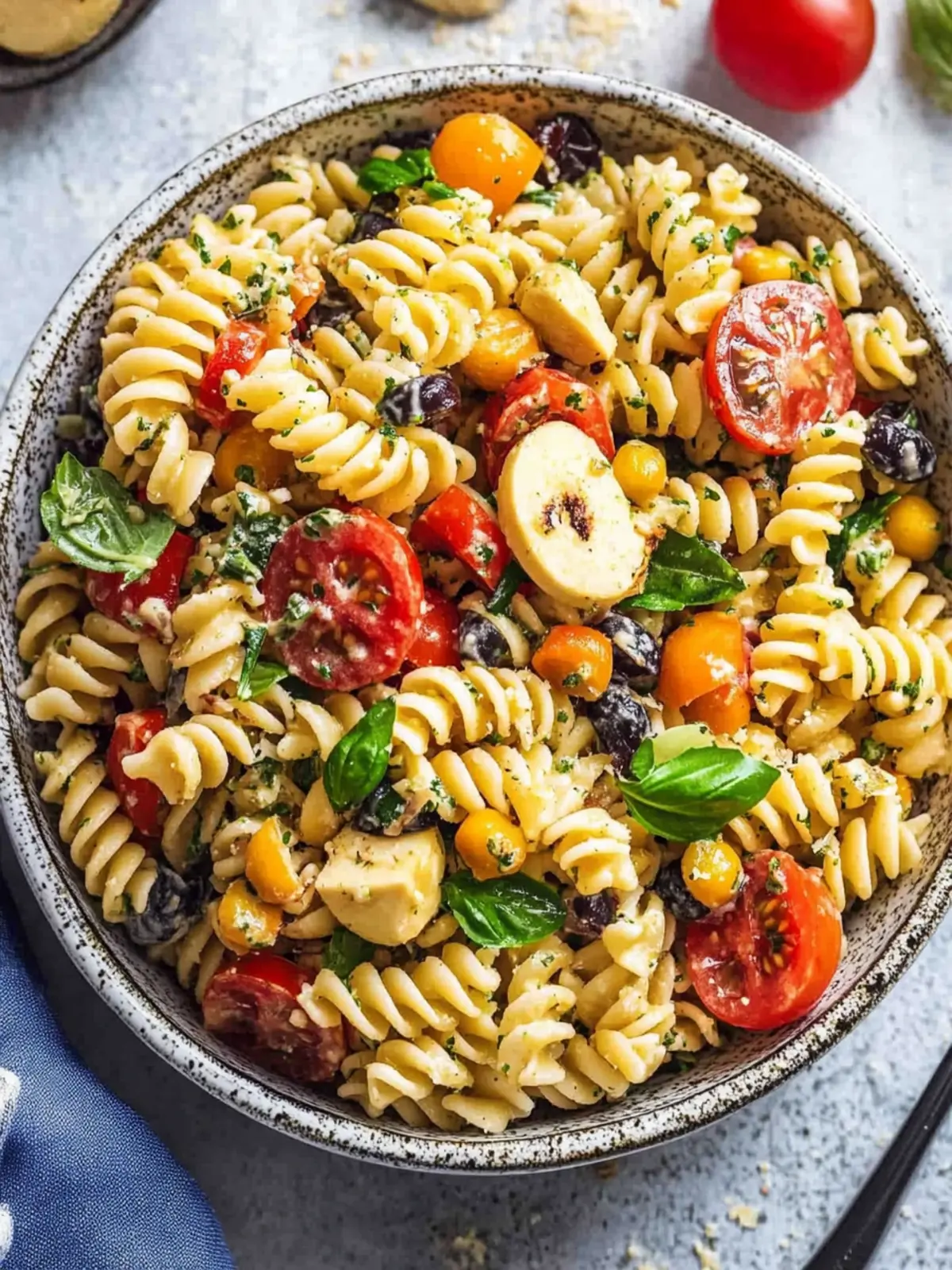 Vegan Pasta Salad Bursting with Fresh Summer Flavors 5 Vegan Pasta Salad