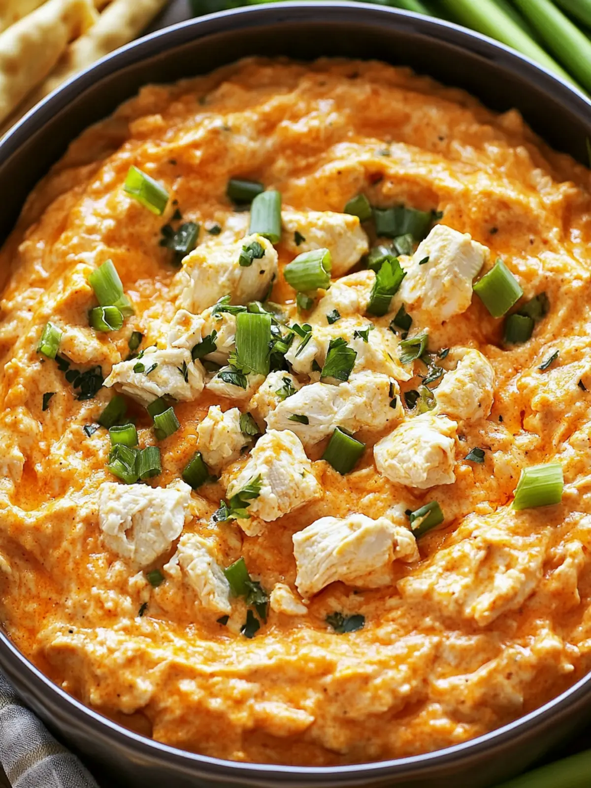 Crockpot Buffalo Chicken Dip