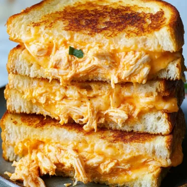 Buffalo Chicken Grilled Cheese