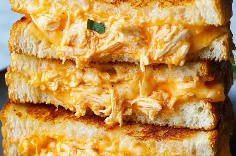 Buffalo Chicken Grilled Cheese