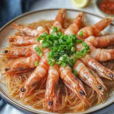 Steamed Garlic Shrimp with Vermicelli