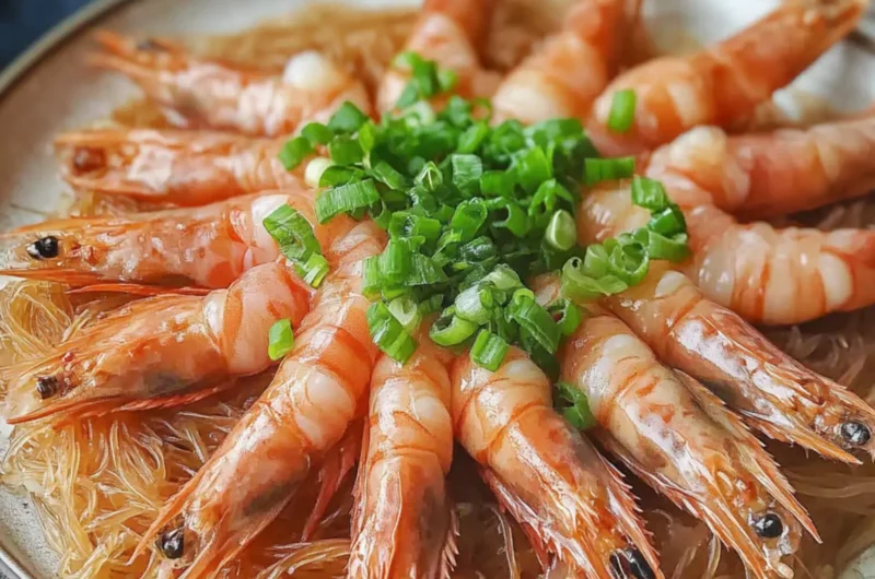 Steamed Garlic Shrimp with Vermicelli
