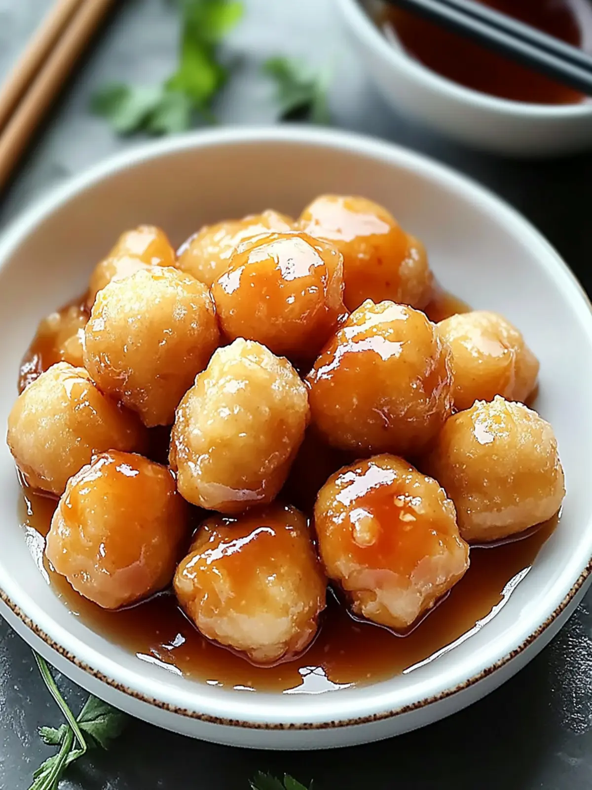 Crispy Chinese Chicken Balls With Sweet And Sour Sauce Bliss 5 Crispy Chinese Chicken Balls With Sweet And Sour Sauce Bliss