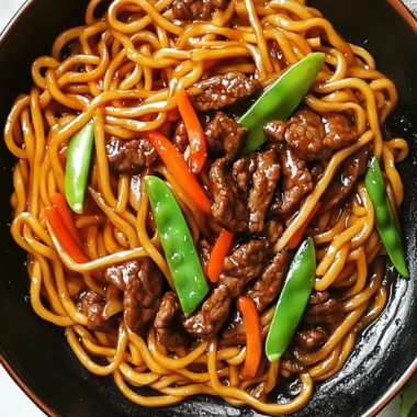 Quick Beef Lo Mein: Your Easy Homemade Chinese Delight