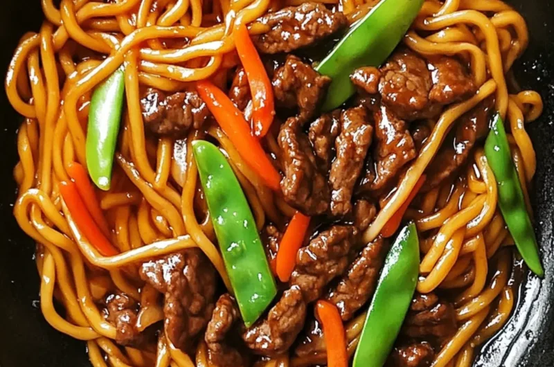 Quick Beef Lo Mein: Your Easy Homemade Chinese Delight