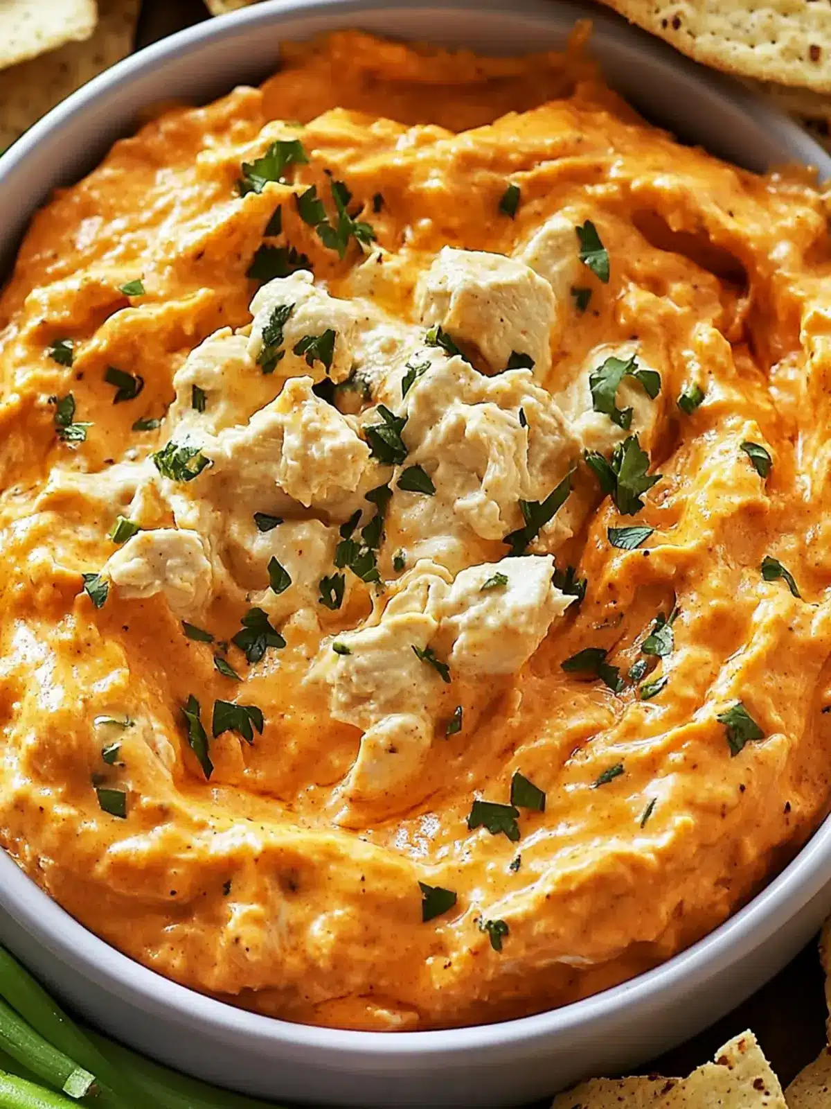 Crockpot Buffalo Chicken Dip