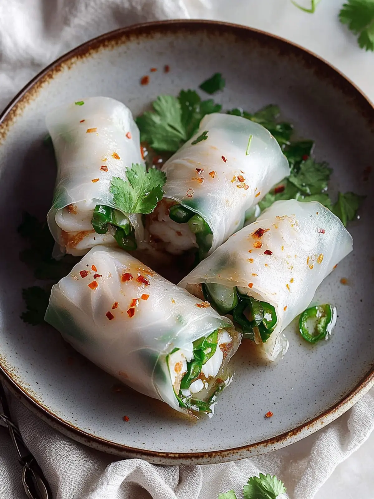 Crispy Chinese Rice Paper Wrapped Fish