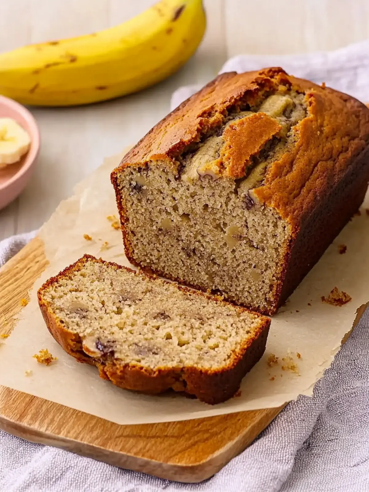 Irresistible Banana Banana Bread That's Easy to Make at Home 2 Banana Banana Bread