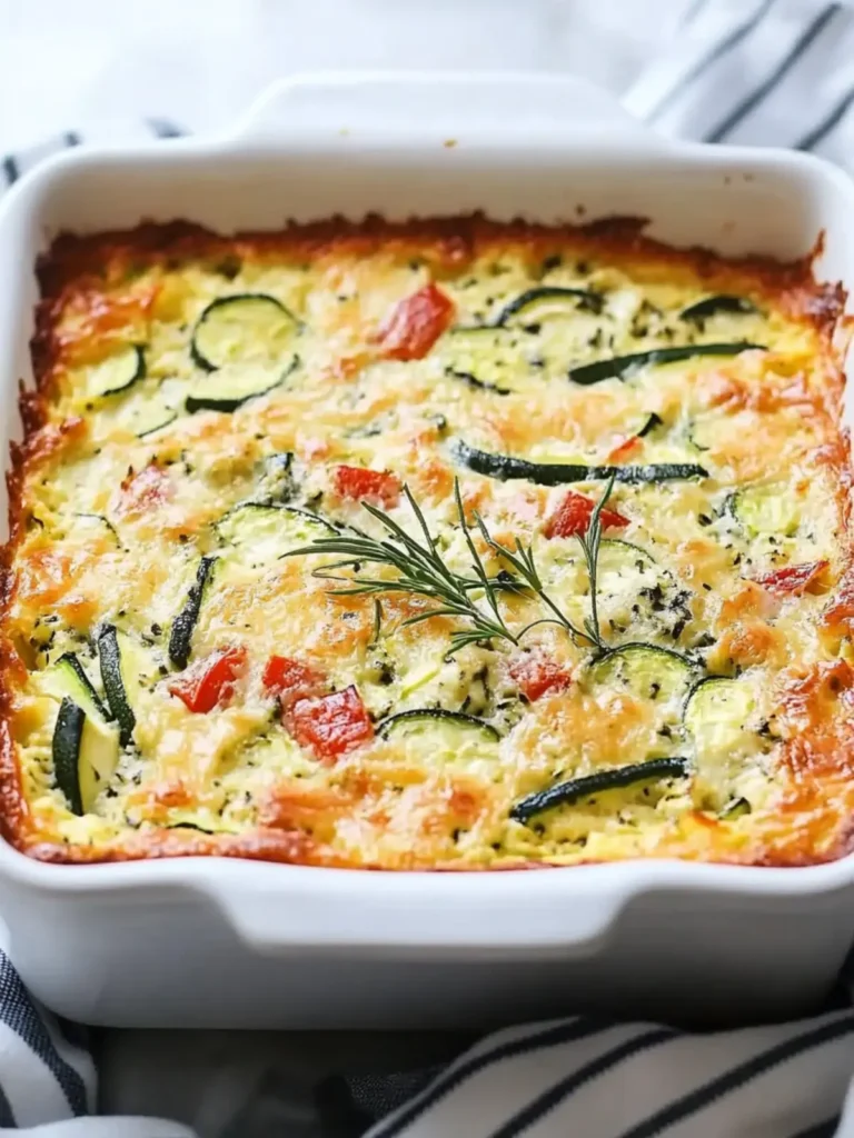 Zucchini Breakfast Casserole for a Flavorful Morning Boost 2 Zucchini Breakfast Casserole
