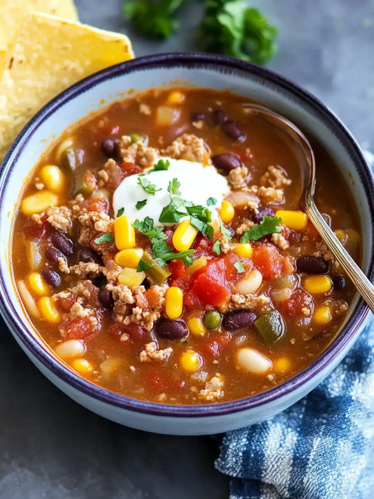 Crock Pot Taco Soup: Hearty Flavor in Every Easy Spoonful 5 Crock Pot Taco Soup