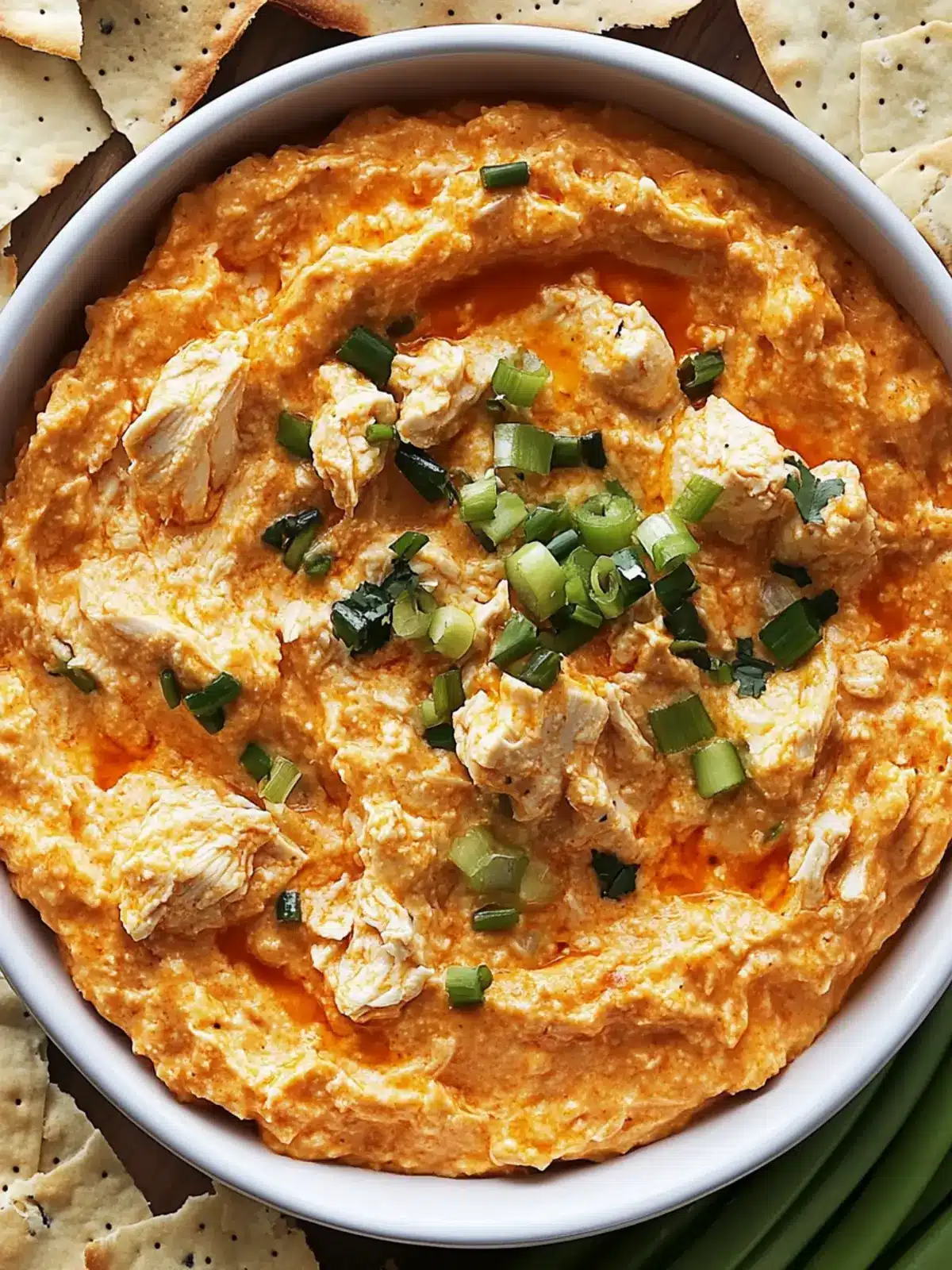 Crockpot Buffalo Chicken Dip