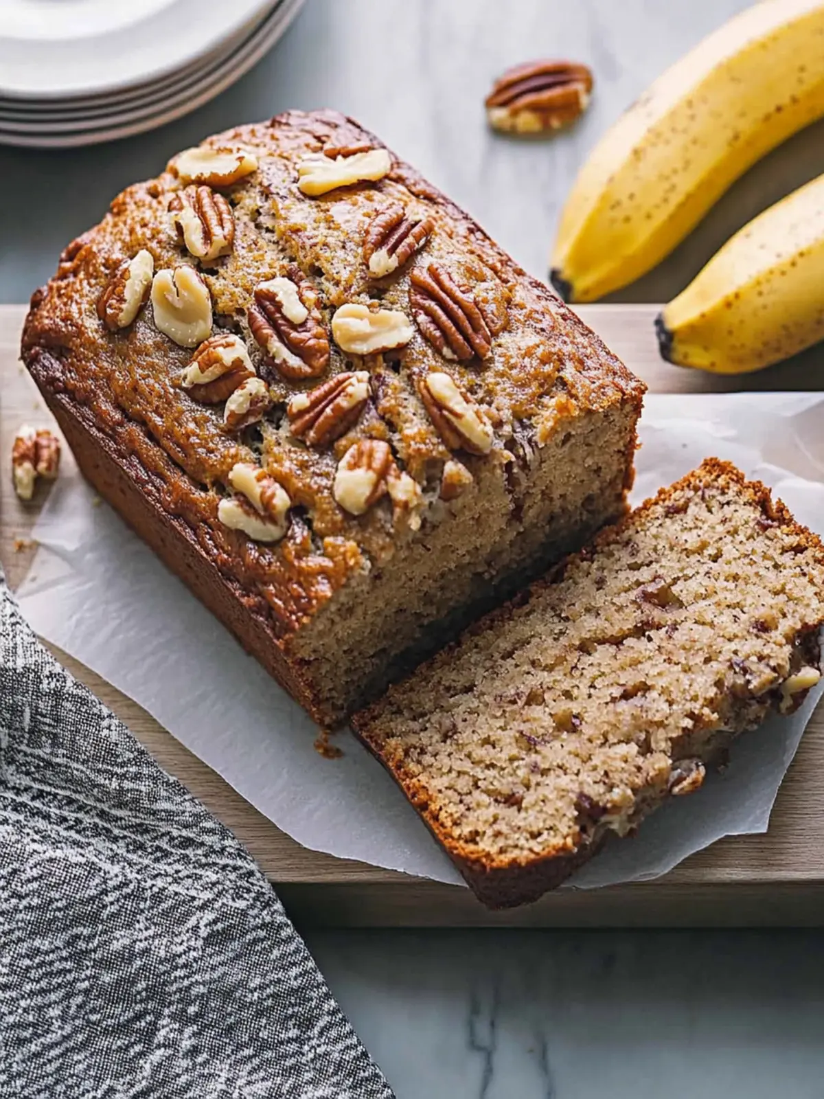 Irresistible Banana Nut Bread with Cream Cheese and Orange Twist 2 Banana Nut Bread