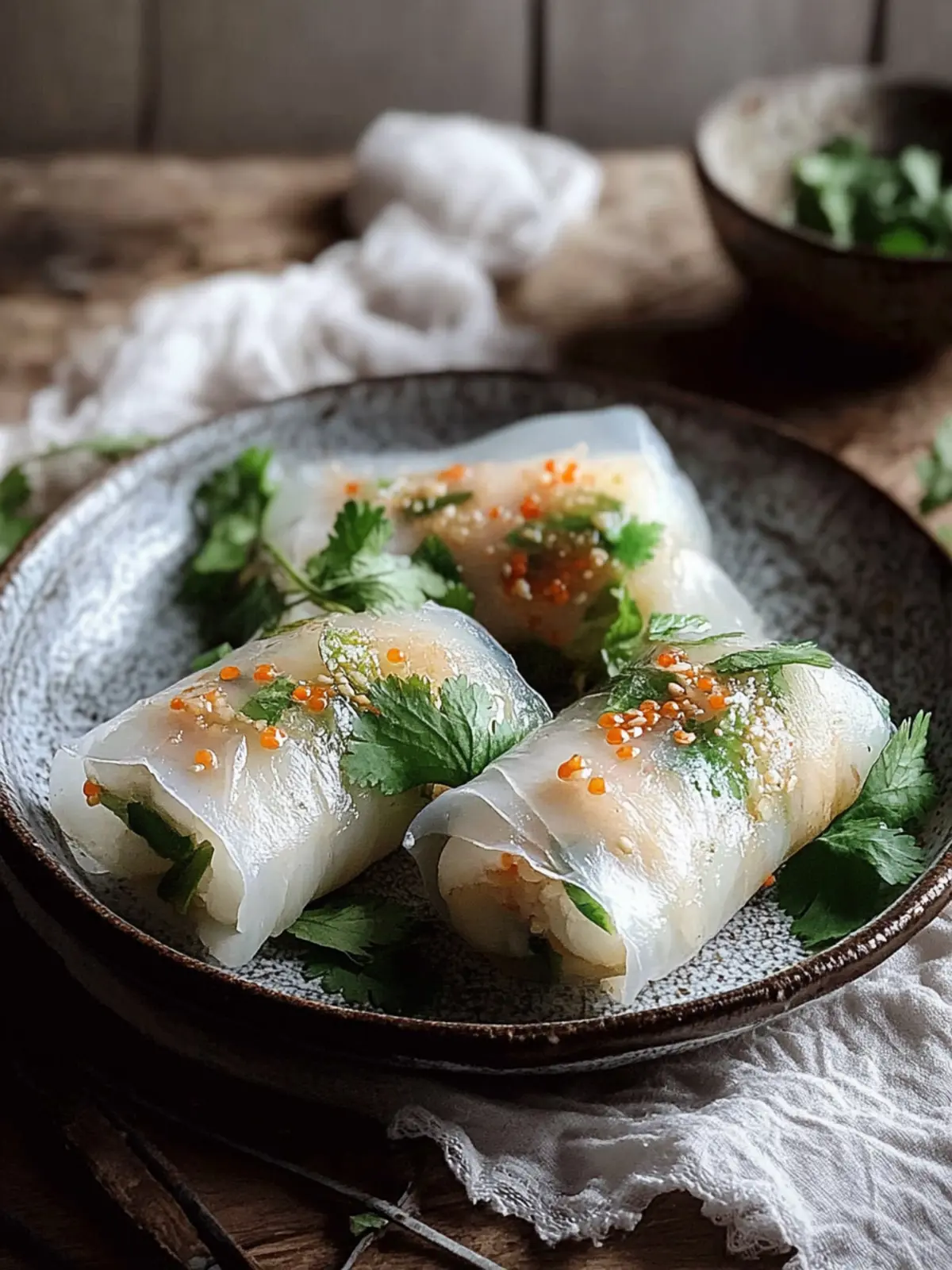 Crispy Chinese Rice Paper Wrapped Fish