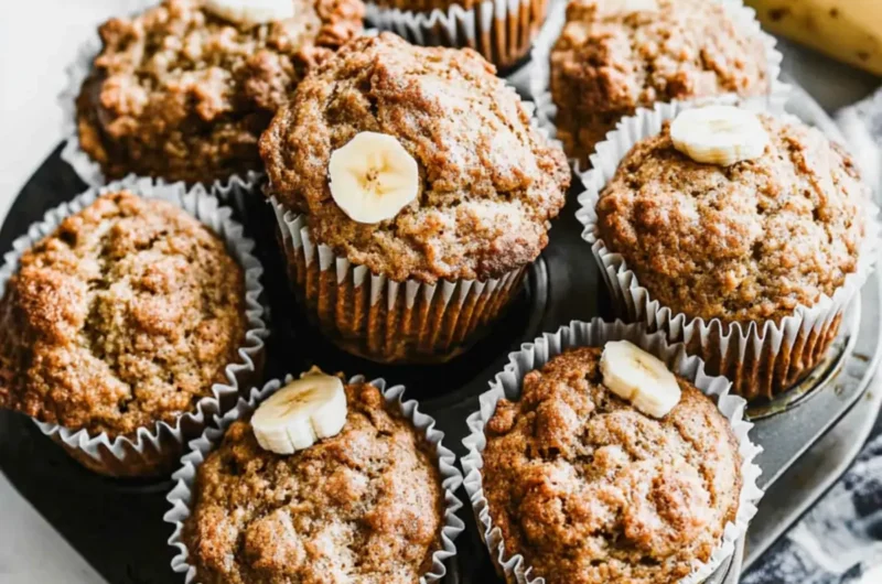 Healthy Banana Muffins