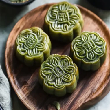 Decadent Matcha Red Bean Mooncakes to Sweeten Your Celebrations