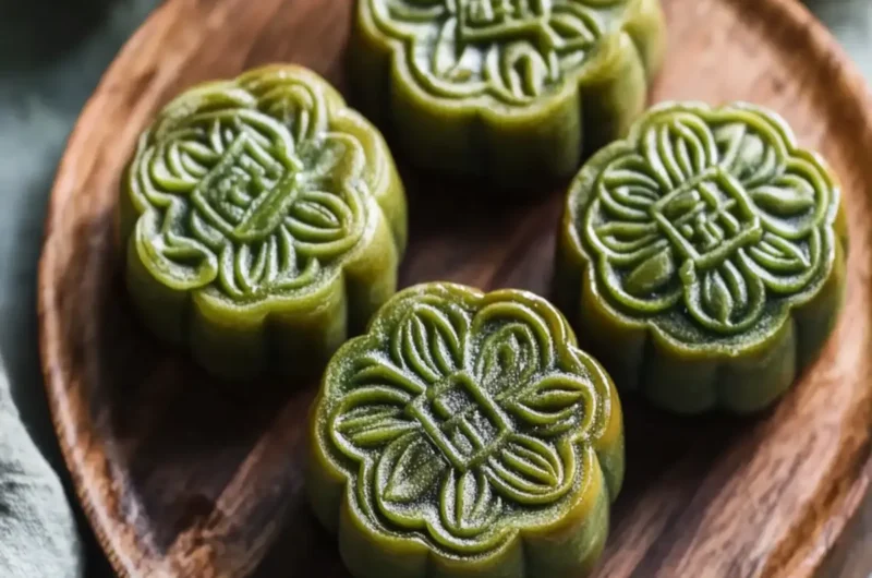 Decadent Matcha Red Bean Mooncakes to Sweeten Your Celebrations
