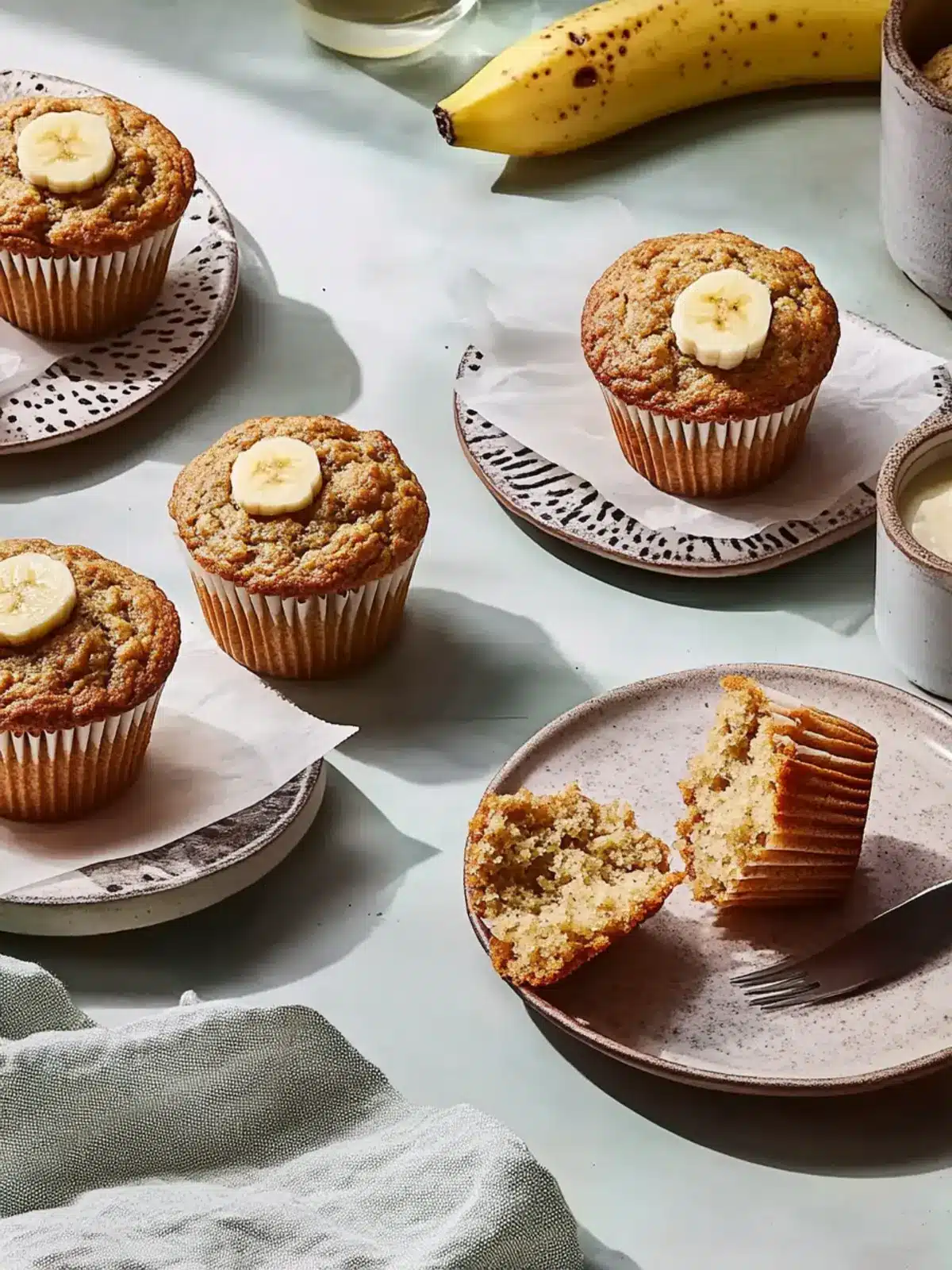 Irresistibly Soft Banana Muffins for a Cozy Morning Treat 3 Banana Muffins