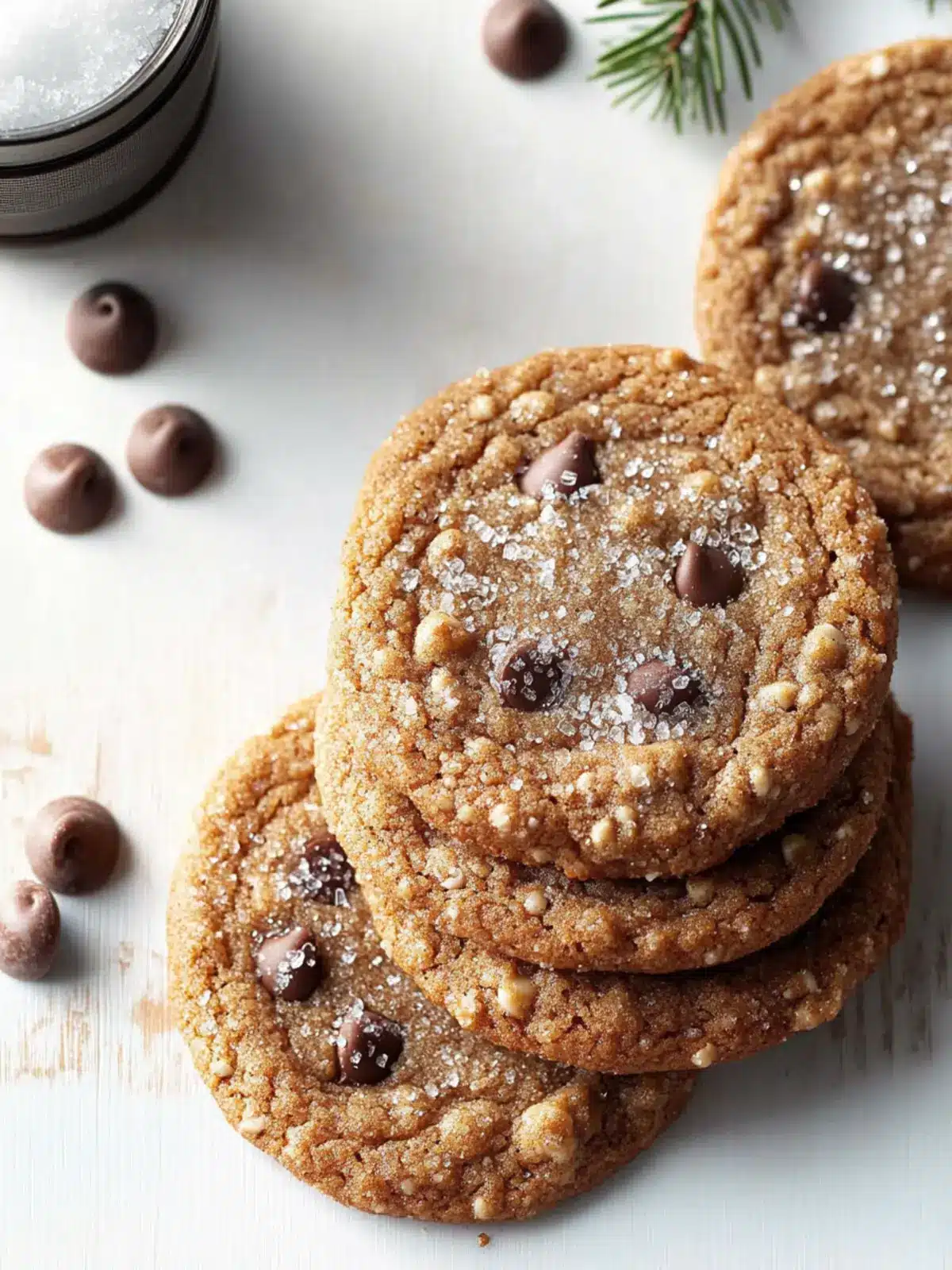Crystallized Gingerbread Chocolate Chip Cookies for Cozy Moments 3 Crystallized Gingerbread Chocolate Chip Cookies