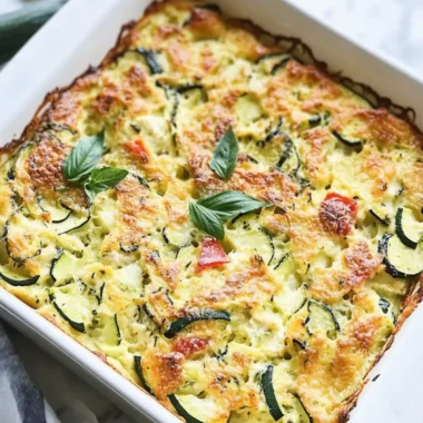 Zucchini Breakfast Casserole
