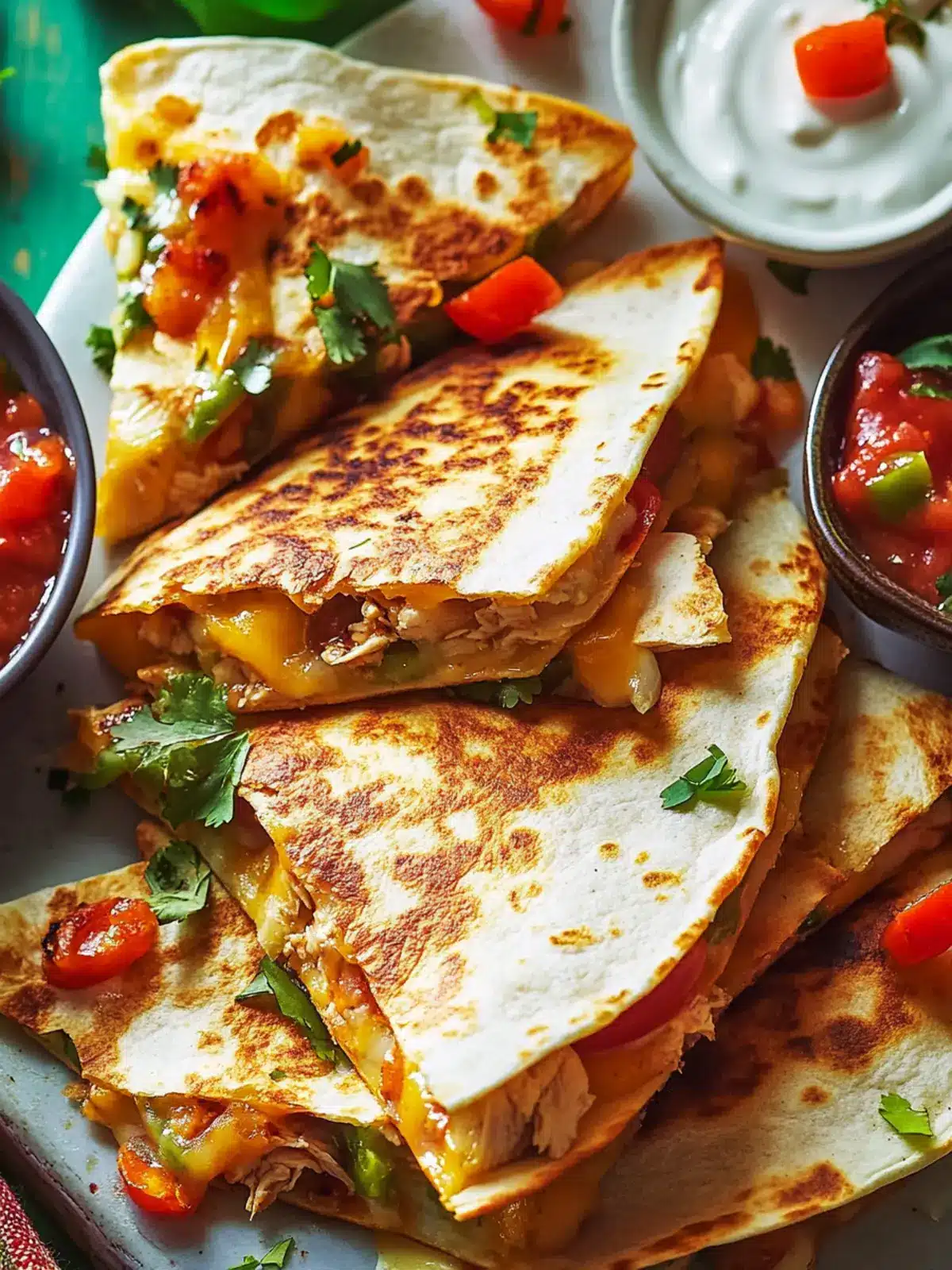 Chicken Quesadillas