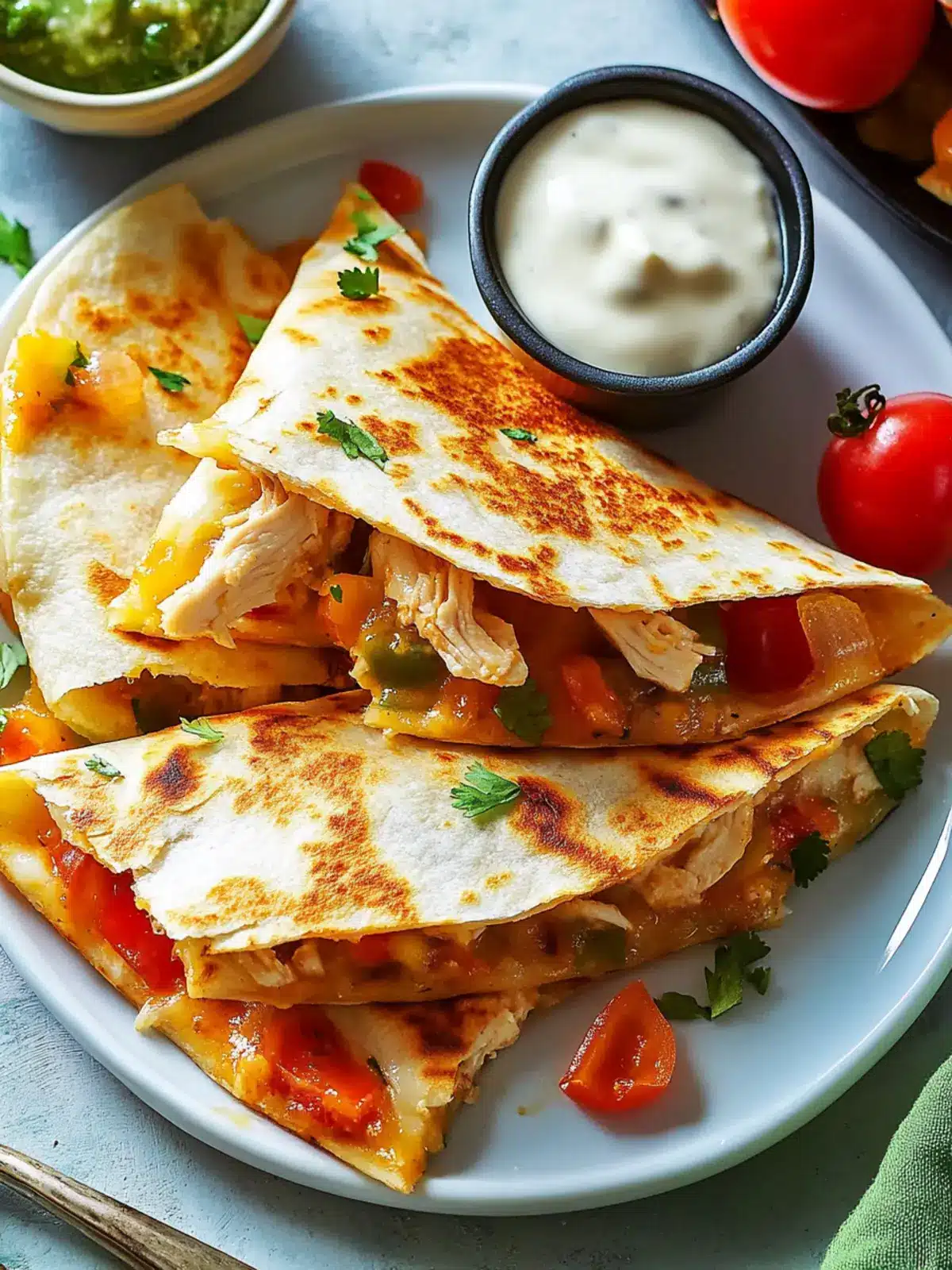 Chicken Quesadillas