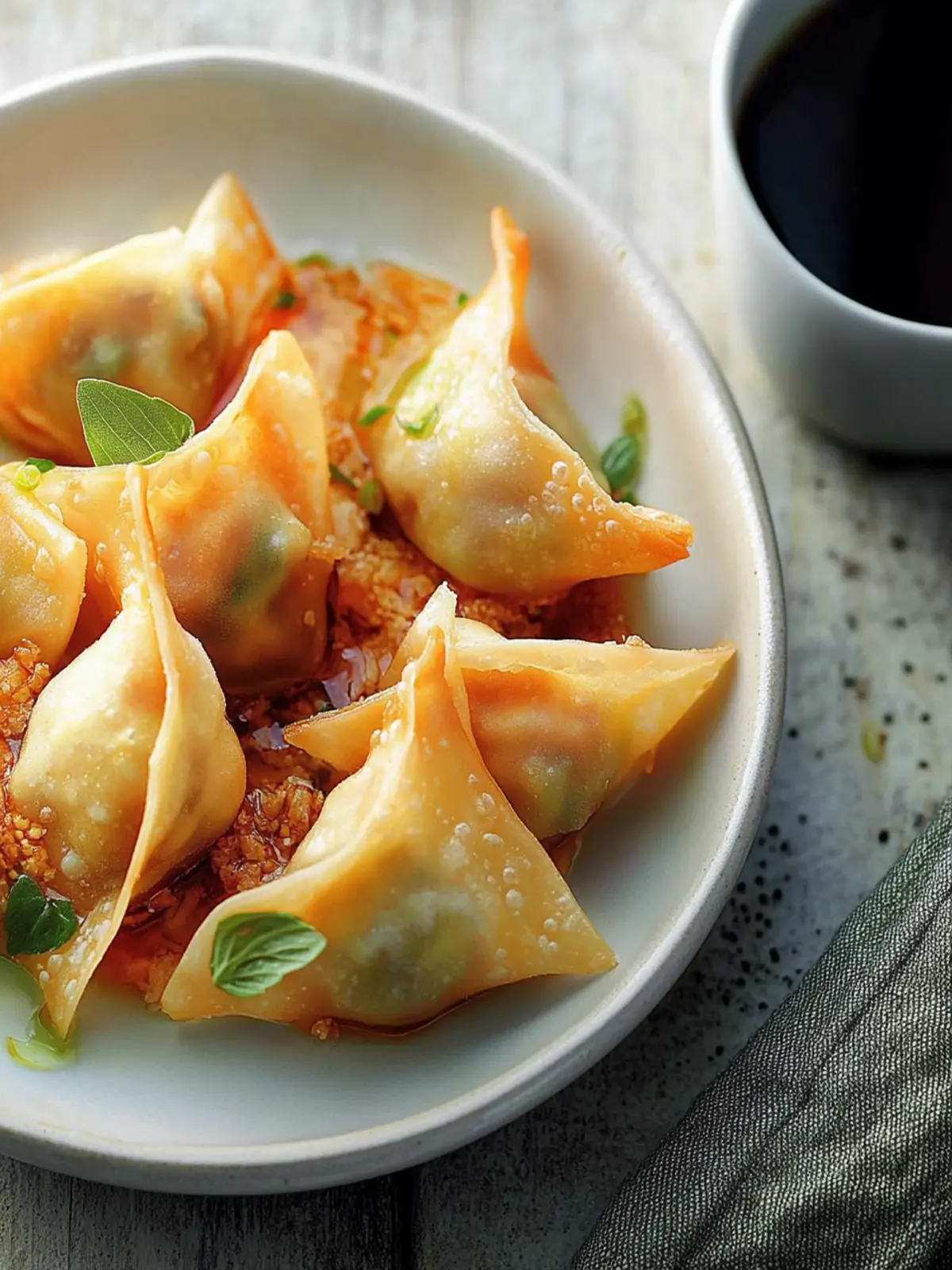 Ginger-Pork Wontons