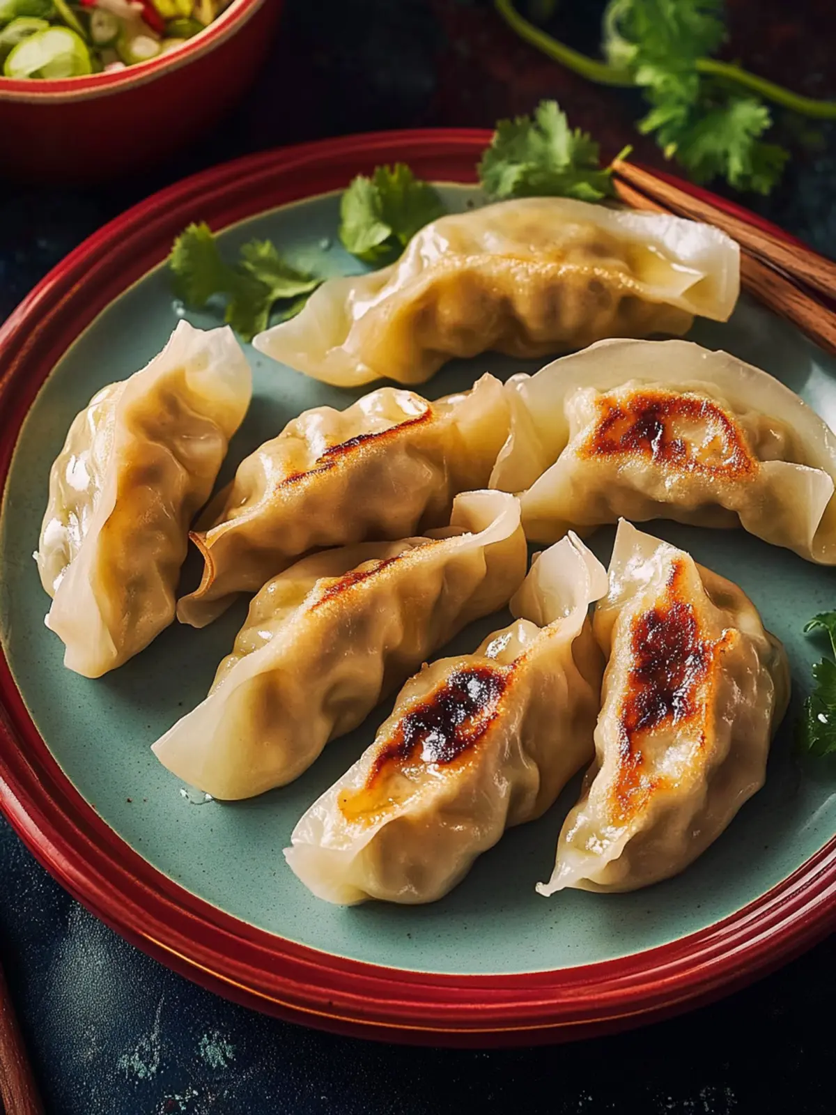 Asian Chicken Dumplings
