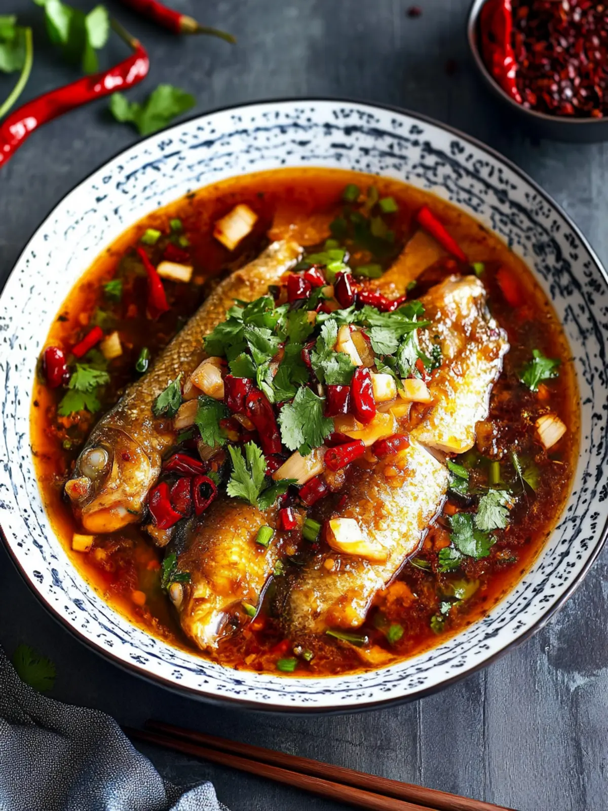 Sichuan boiled fish (Shui Zhu Yu, 水煮鱼)