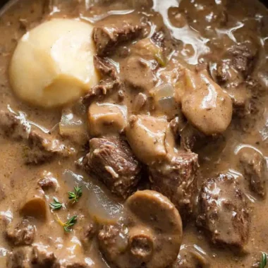 Savory Slow Cooker Beef Stroganoff Stew You'll Crave Daily 9 Slow Cooker Beef Stroganoff Stew