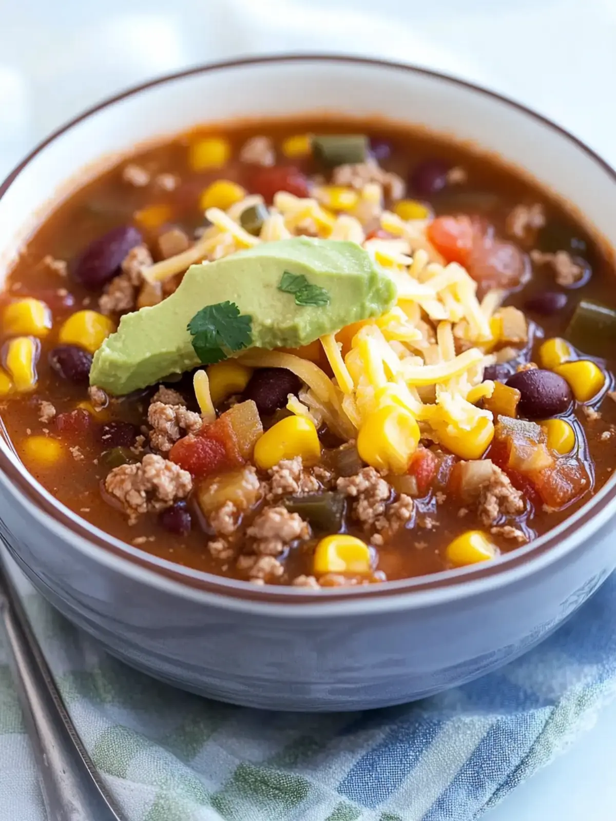 Cozy Up with Crock Pot Taco Soup for Effortless Flavor 5 Crock Pot Taco Soup