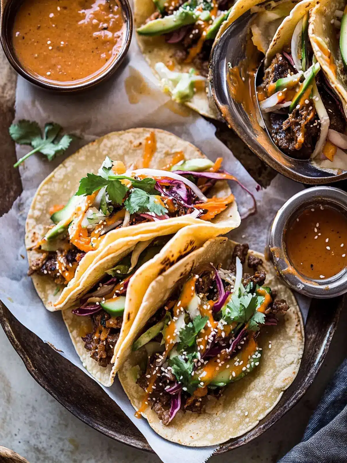 Savory Crockpot Korean Inspired Tacos with Yum Yum Sauce 4 Crockpot Korean Inspired Tacos with Yum Yum Yummm Sauce.