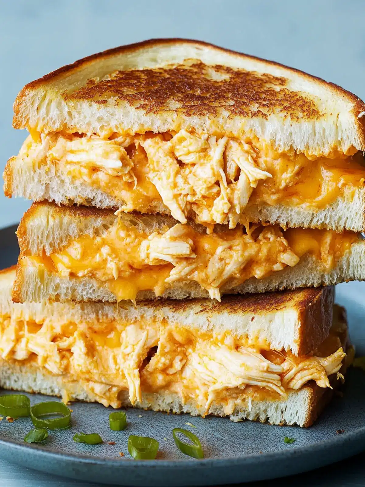 Buffalo Chicken Grilled Cheese