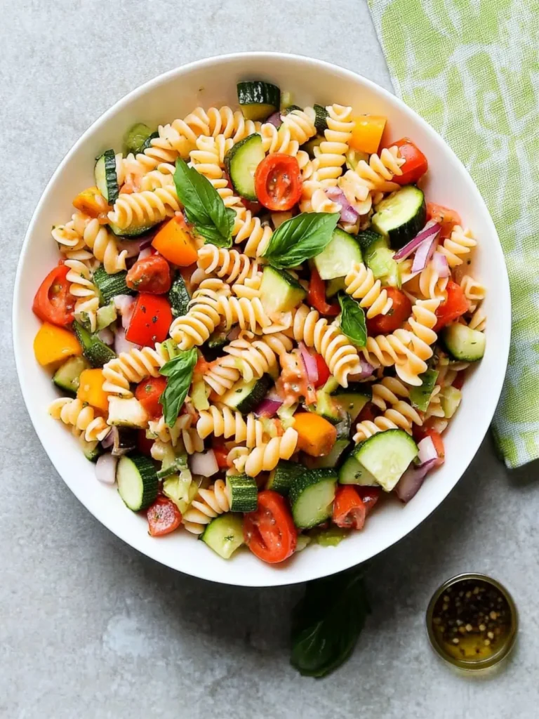 Colorful Veggie Pasta Salad: The Ultimate Summer Side Dish 2 Veggie Pasta Salad