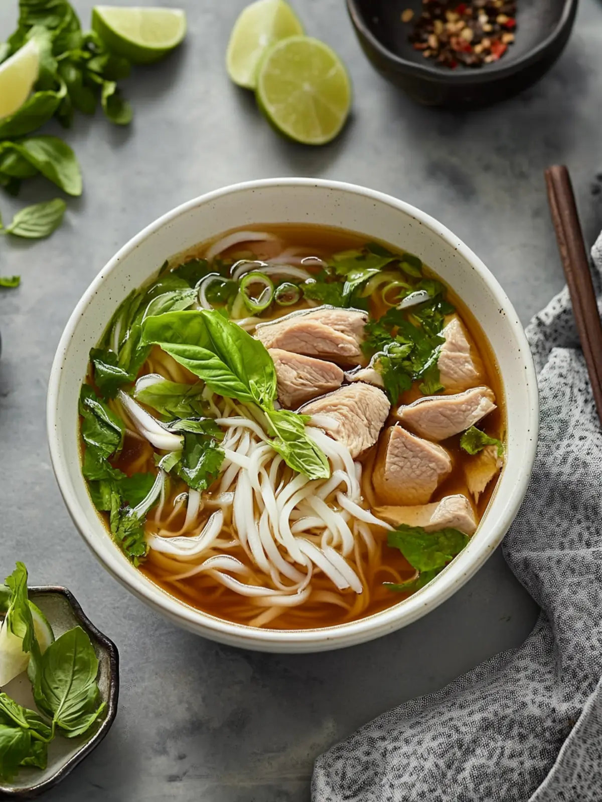 Pho (Vietnamese Noodle Soup)
