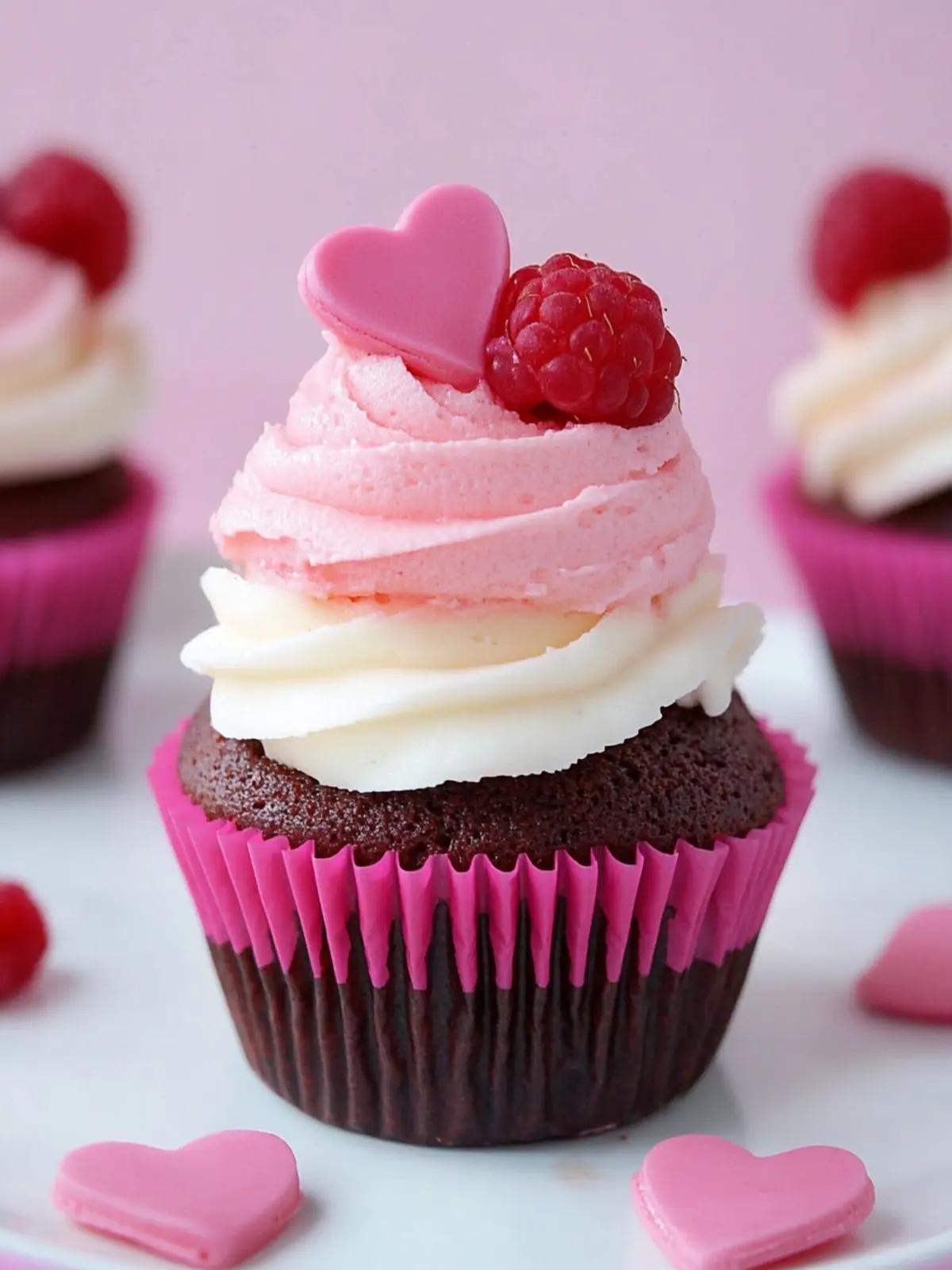 Irresistible Valentine Raspberry Cream Filled Cupcakes Recipe 3 Valentine Raspberry Cream Filled Cupcake