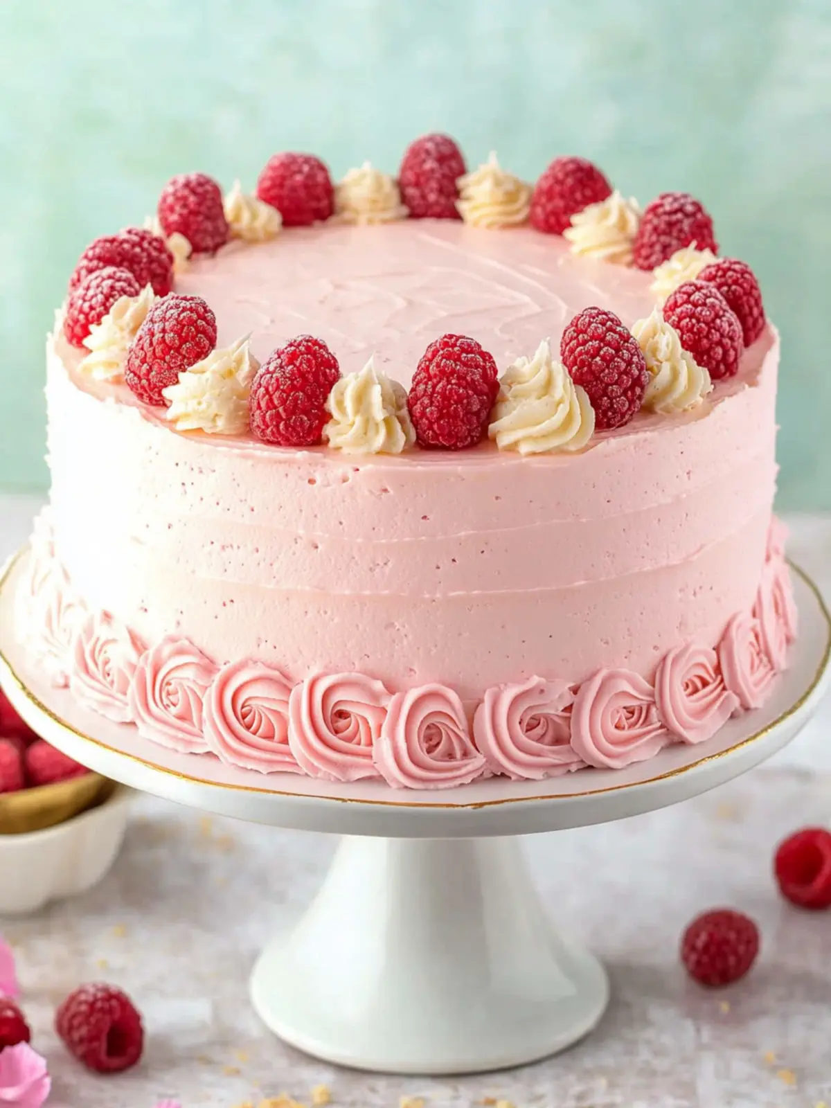 Heavenly Raspberry Almond Layer Cake to Impress Your Guests 2 Raspberry Almond Layer Cake
