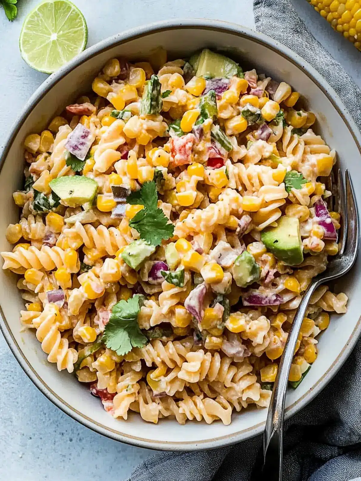 Mexican Street Corn Pasta Salad