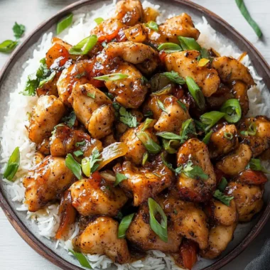 Black Pepper Chicken
