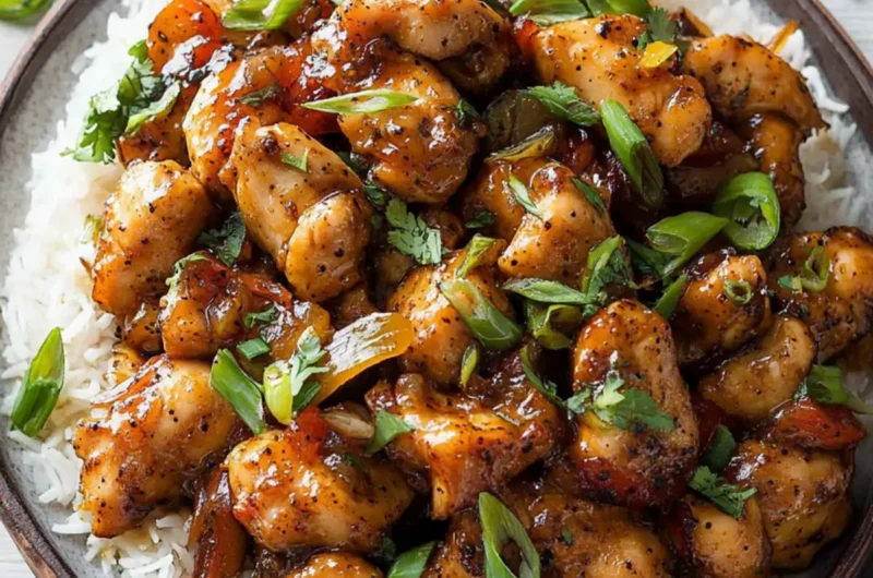 Black Pepper Chicken