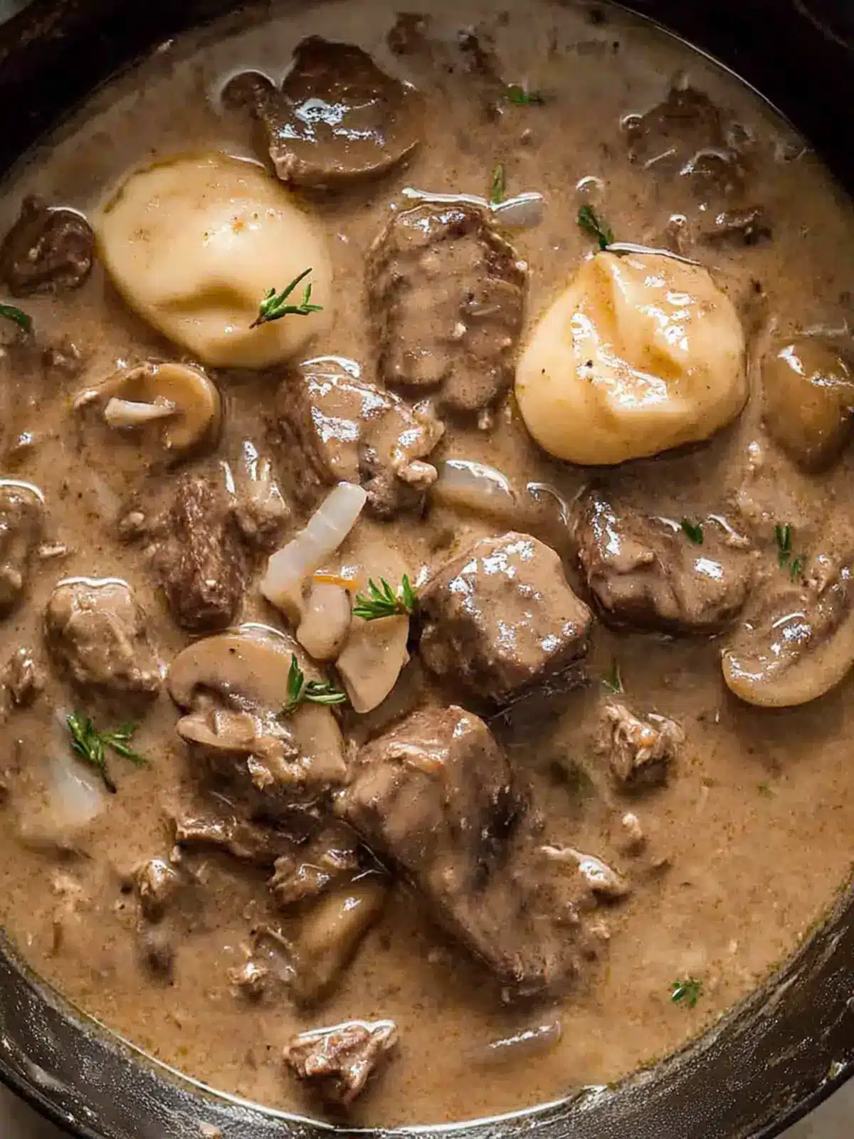 Savory Slow Cooker Beef Stroganoff Stew You'll Crave Daily 2 Slow Cooker Beef Stroganoff Stew