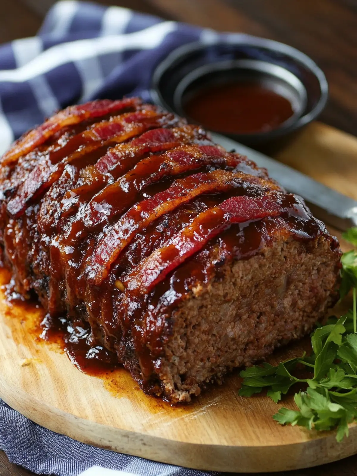 BBQ Bacon Meatloaf: Flavorful Comfort for Family Dinners 4 BBQ Bacon Meatloaf