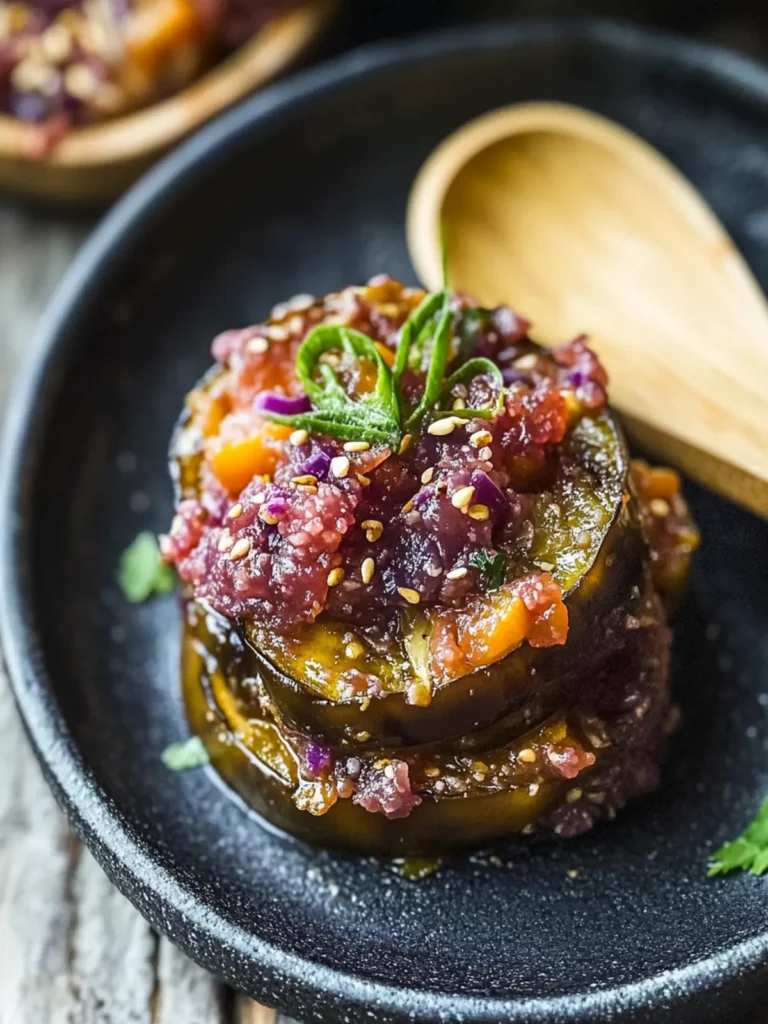 Delicious Japanese Eggplant Tartare: Your Healthy Dip Delight 3 Delicious Japanese Eggplant Tartare: A Healthy Dip Delight