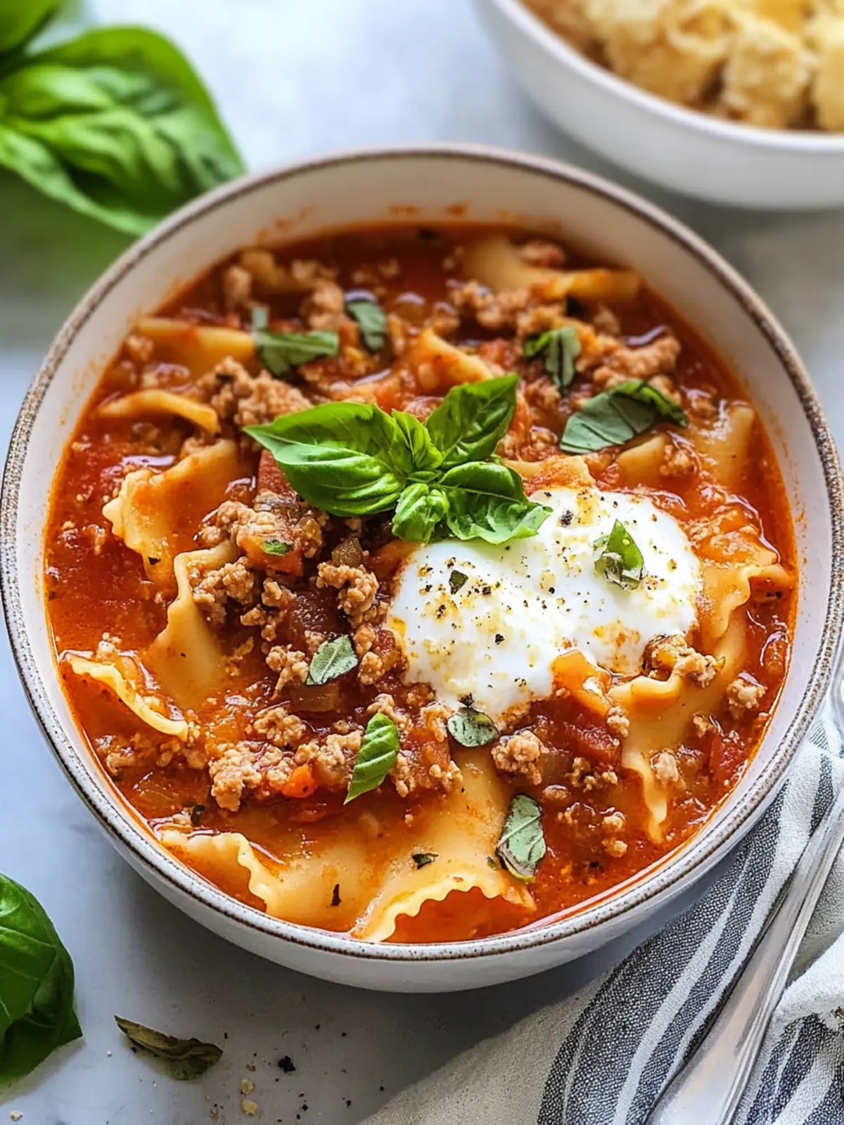 This Lasagna Soup Will Satisfy Your Craving in Half the Time 5 This Lasagna Soup Will Satisfy Your Lasagna Craving in Half the Time