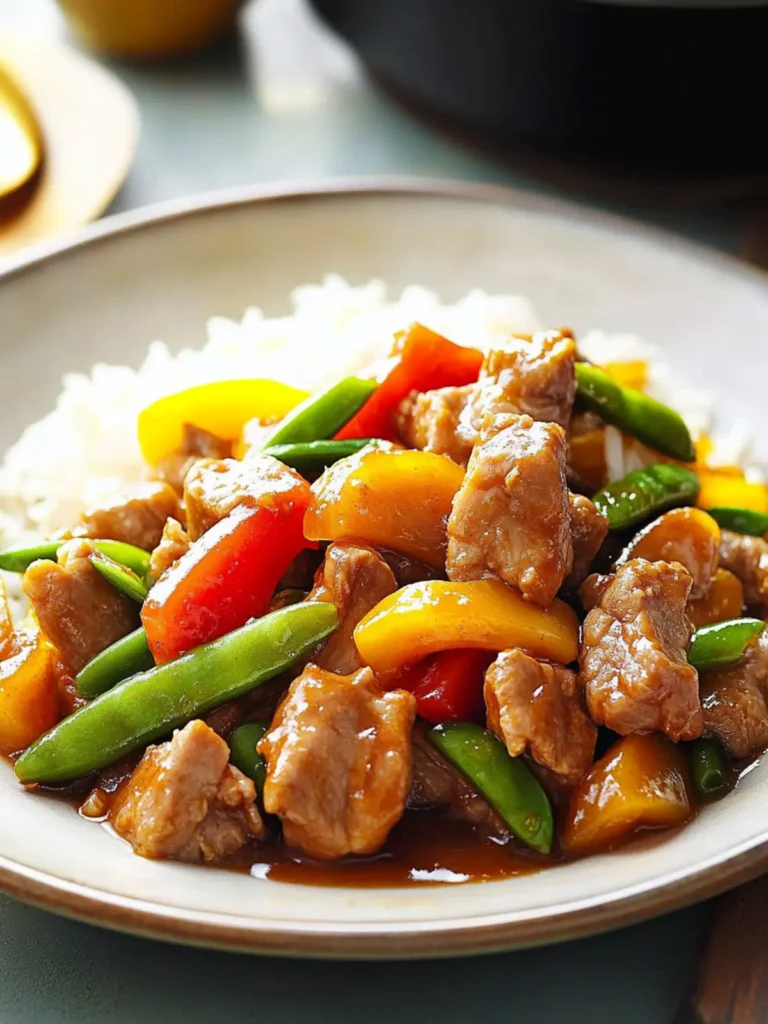 Mandarin Pork Stir-Fry