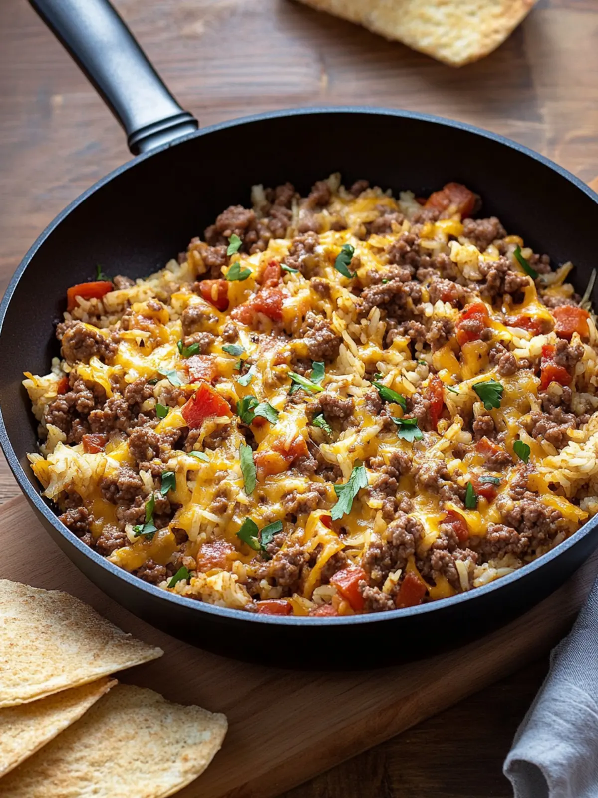 Savory Ground Beef and Rice Skillet for Cozy Weeknight Dinners 2 Ground Beef and Rice Skillet