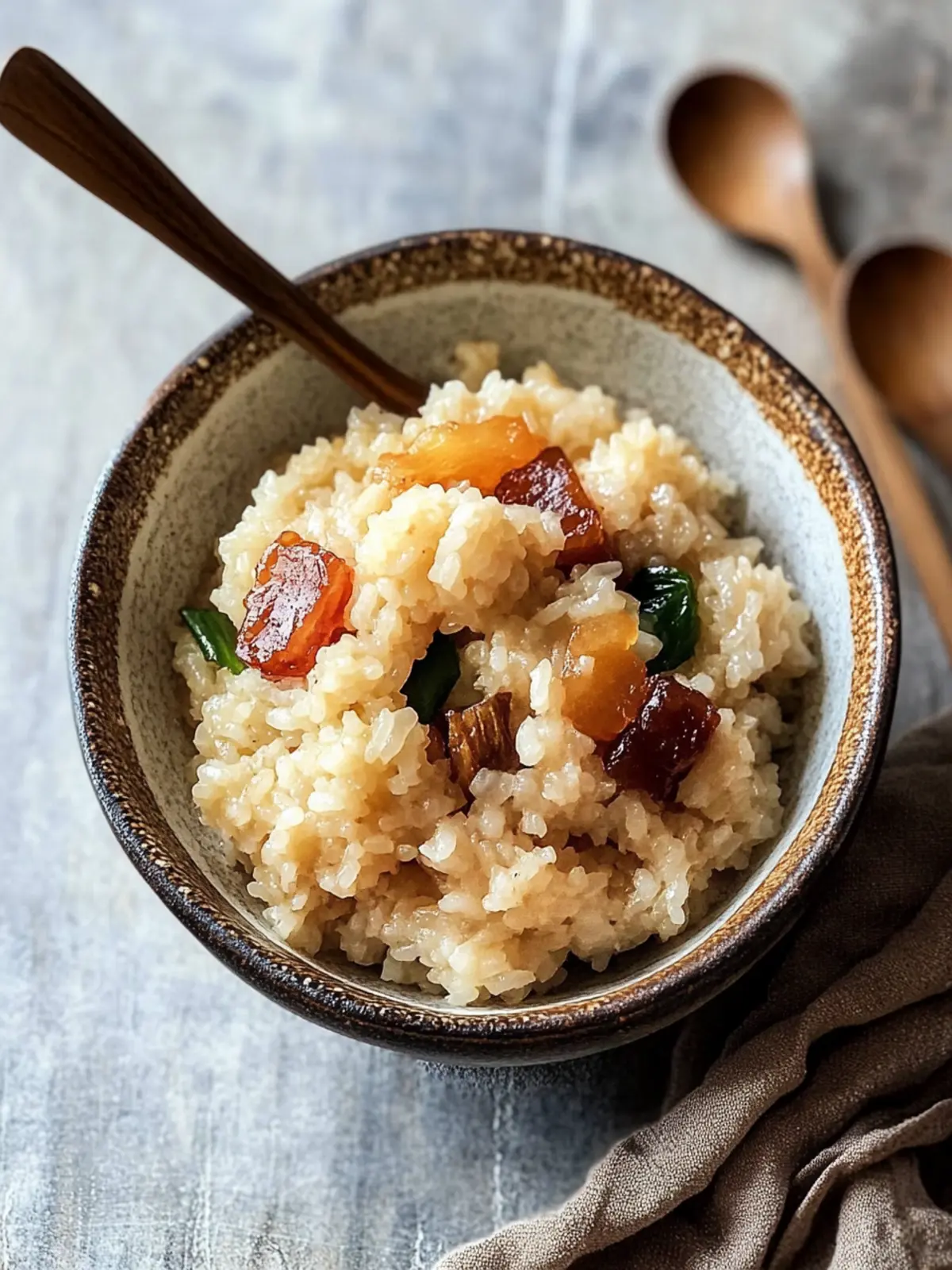Chinese Sticky Rice (Lo Mai Fan or Xoi Man)
