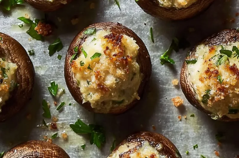 Boursin-Stuffed Mushrooms