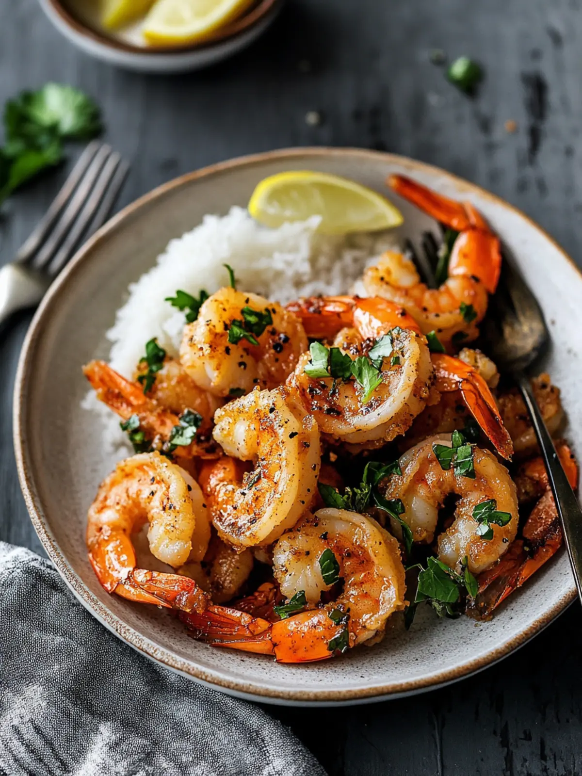 25 Minute Crispy Salt & Pepper Shrimp