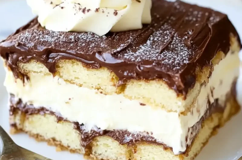 No-Bake Chocolate Eclair Cake